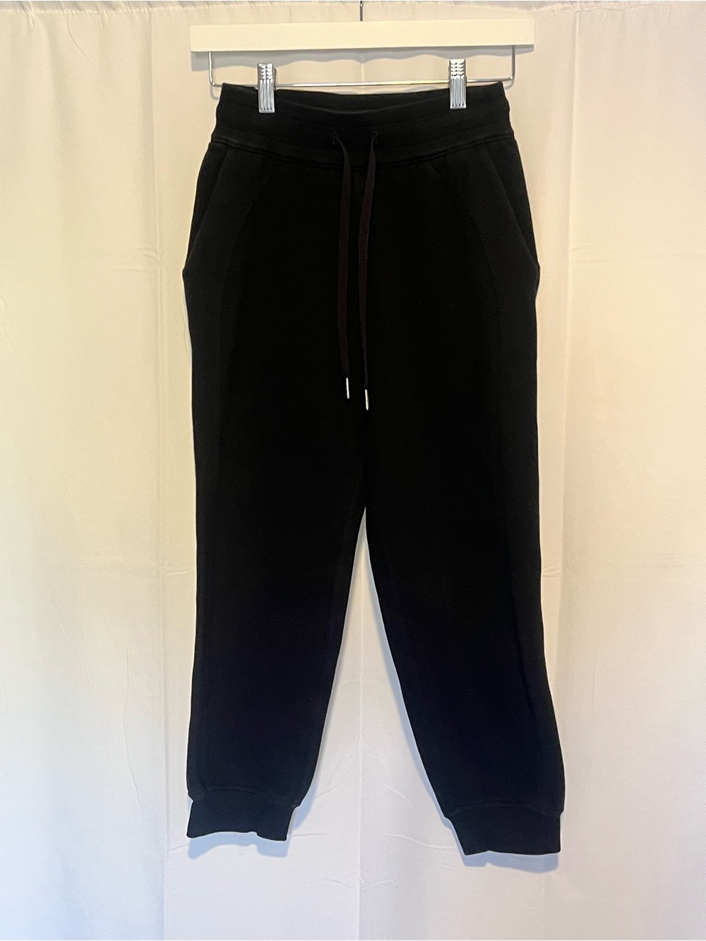 Lululemon Scuba Jogger Sweatpants Women's Size 2 Black Scuba Oversized Hi Rise